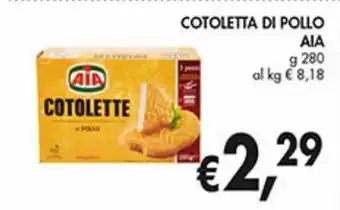 Supermercato Coal Cotoletta di pollo aia offerta