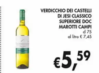 Supermercato Coal Verdicchio dei castelli di jesi classico superiore doc marotti campi offerta