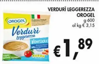 Supermercato Coal Verduri leggerezza orogel offerta