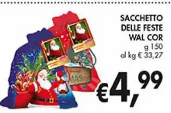 Supermercato Coal Sacchetto delle feste wal cor offerta
