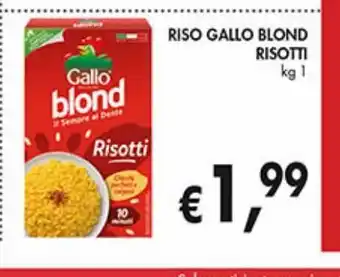 Supermercato Coal Riso gallo blond risotti offerta