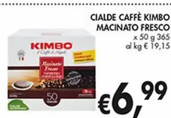 Supermercato Coal Cialde caffè kimbo macinato fresco offerta