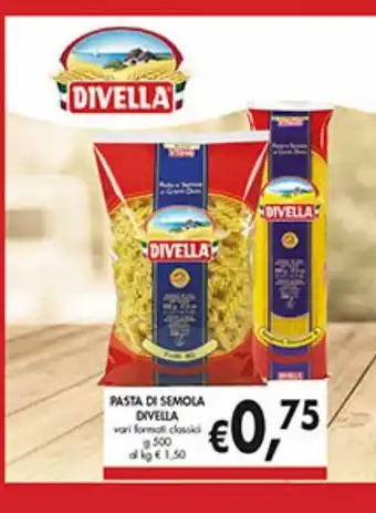 Supermercato Coal Pasta de semola divella offerta