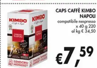 Supermercato Coal Caps caffè kimbo napoli offerta