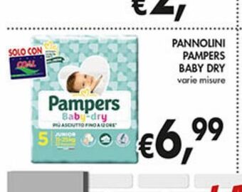 Supermercato Coal Pannolini pampers baby dry offerta