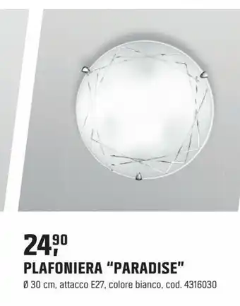 Plafoniera "paradise"