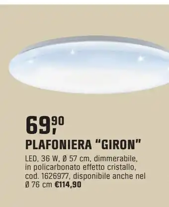 Plafoniera "giron"