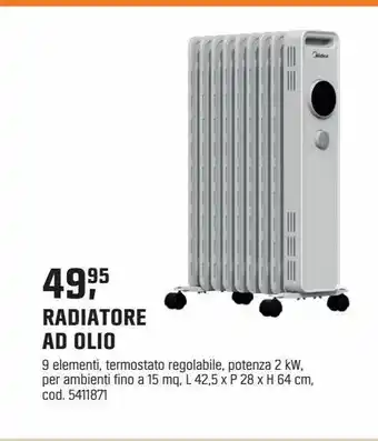 OBI Radiatore ad olio offerta