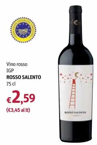 Futura Supermercati Vino rosso IGP Rosso Salento 75 cl offerta
