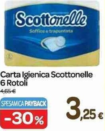Carrefour Express Scottonelle Carta Igienica 6 rotoli offerta