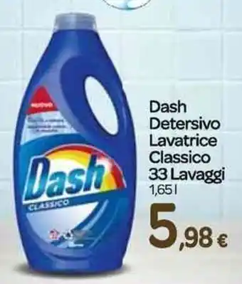 Carrefour Express Dash Detersivo Lavatrice Classico 33 Lavaggi 1,65 l offerta