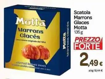 Carrefour Express Motta Scatola Marrons Glaces 135 g offerta