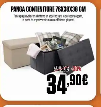 Brico Io Panca contenitore 76x38x38 cm offerta