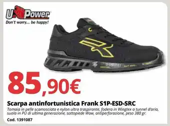 Brico Io Scarpa antinfortunistica frank s1p-esd-src offerta