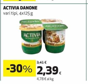 Coop Activia danone offerta