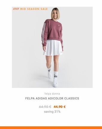 Aw Lab Felpa adidas offerta