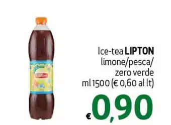 Lipton Ice-tea limoni/pesca/zero verde 1500 ml