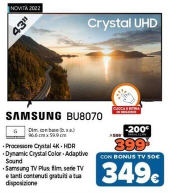 Expert Samsung BU8070 offerta
