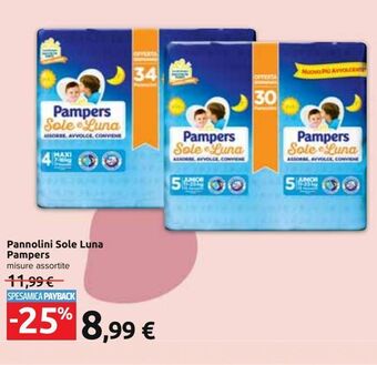 Carrefour Iper Pannolini sole luna pampers offerta