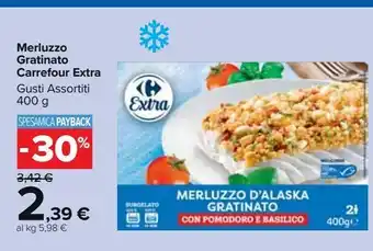 Carrefour Market Merluzzo gratinato carrefour extra 400 g offerta