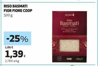 Coop Riso basmati fior fiore coop offerta