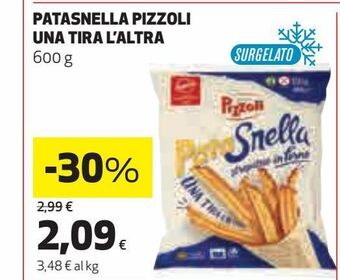Coop Patasnella pizzoli una tira l'altra offerta