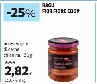 Coop Ragu fior fiore coop offerta