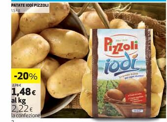 Coop Patate iodi pizzoli offerta