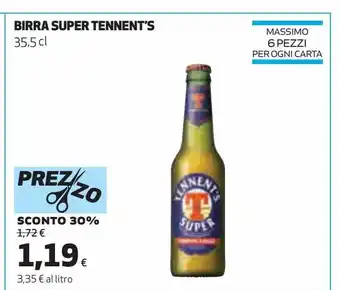 Coop Birra super tennet's offerta