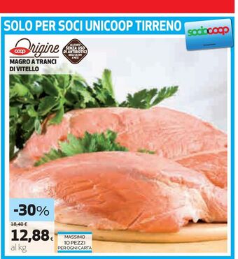 Coop Magro a tranci di vitello offerta