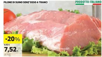 Coop Filone di suino senz'osso a tranci offerta