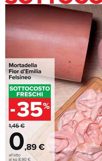 Carrefour Market Mortadella fior d''emilia felsineo offerta