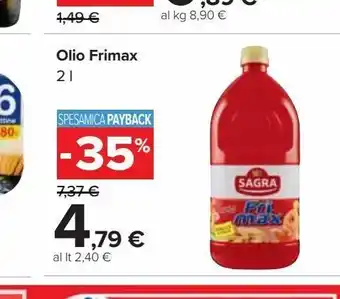 Carrefour Market Olio frimax 2 l offerta