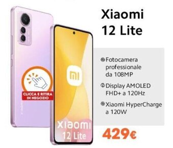 Expert Xiaomi 12 Lite offerta
