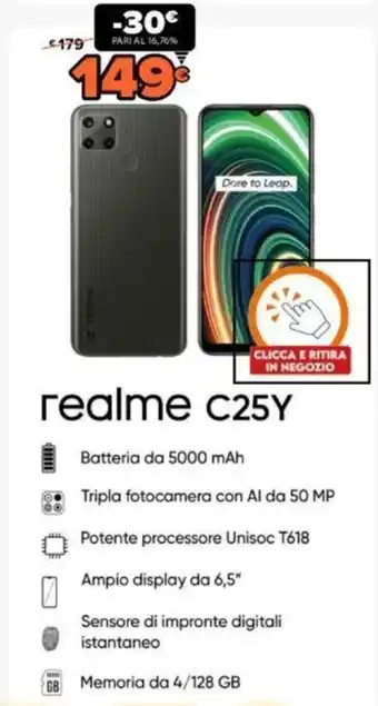 Expert realme C25Y offerta