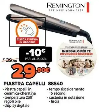 Expert Remington Piastra Capelli S8540 offerta