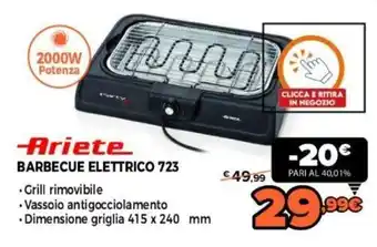 Expert Ariete Barbecue Elettrico 723 offerta