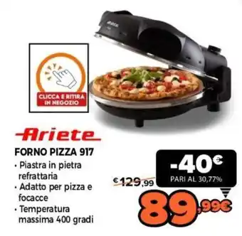 Expert Ariete Forno Pizza 917 offerta