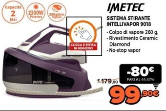 Expert Imetec Sistema Stirante Intellivapor 9018 offerta