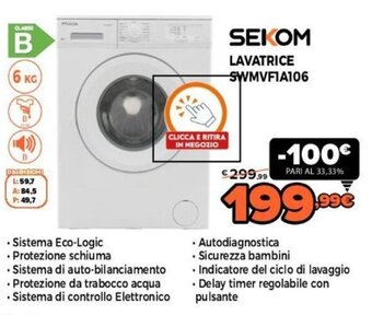 Sekom Lavatrice SWMVF1A106