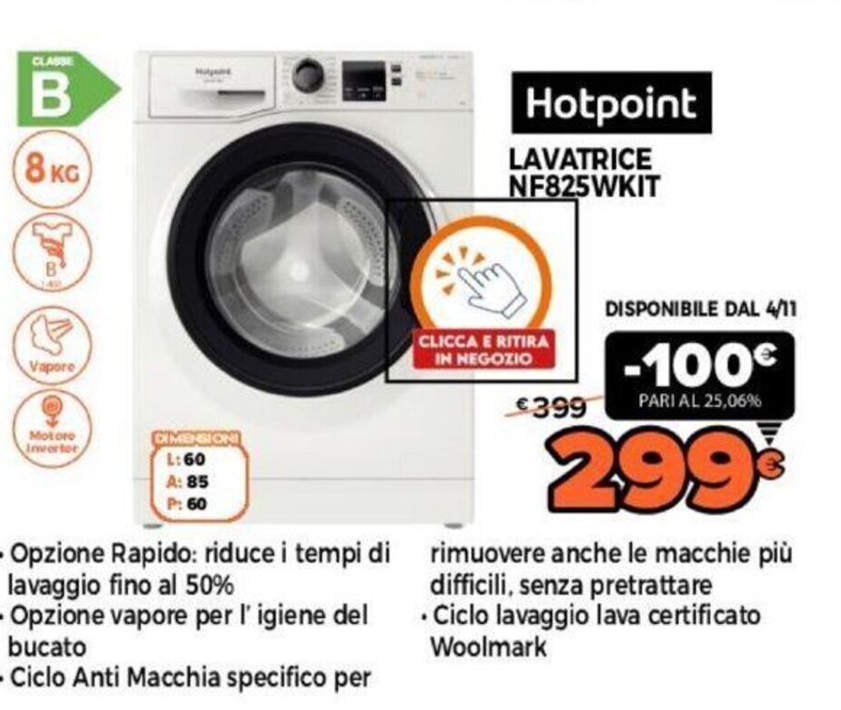 Inter Blue Lock Interruttore Interblocco Serratura Per Lavatrice Hotpoint – Originale, Compatibile, Pronto Per La Sostituzione Serratura Porta Lavatrice - Foto 4