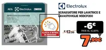 Expert Electrolux Sgrassatore per Lavatrice Lavastoviglie M3DCP200 offerta