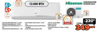Expert Hisense Condizionatore Inverter Halo offerta