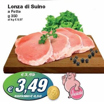 Prix Quality Lonza di Suino 350 g offerta