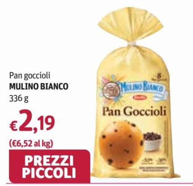 Mulino Bianco Pan goccioli 336 g offerta di Futura Supermercati