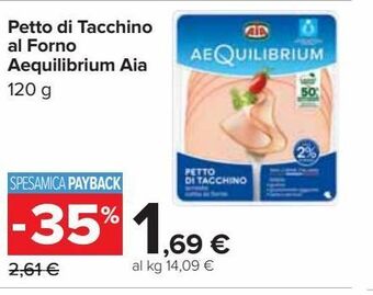 Carrefour Iper Petto di tacchino al forno aequilibrium aia offerta