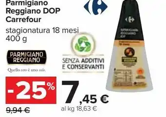 Carrefour Iper Parmigiano reggiano dop carrefour offerta