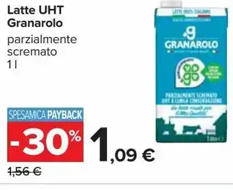 Carrefour Iper Latte uht granarolo offerta