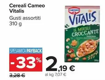 Cereali cameo vitalis