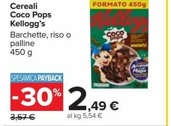Carrefour Iper Cereali coco pops kellogg's offerta